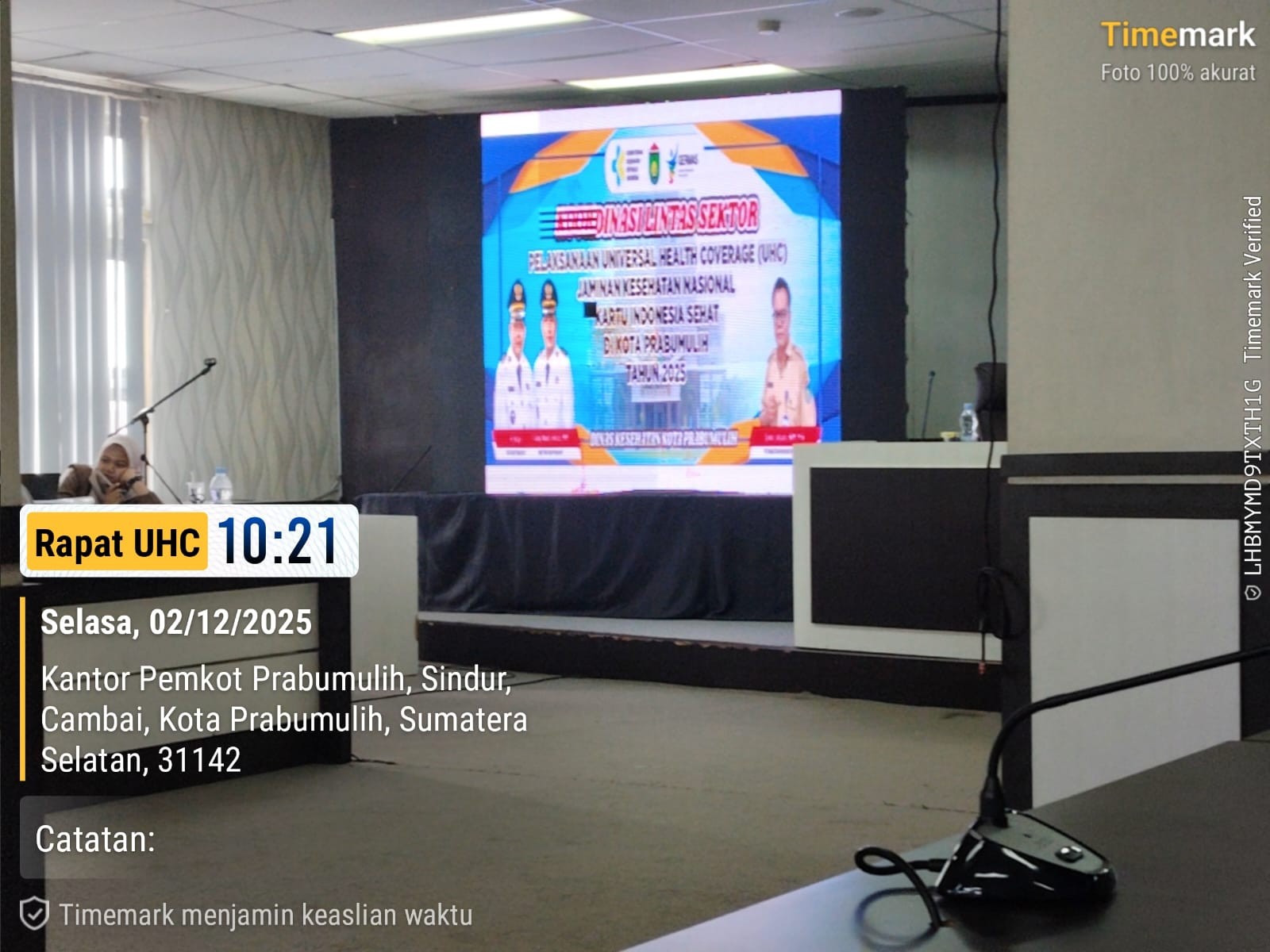 Rapat Koordinasi Lintas Sektor Pelaksanaan Universal Health Coverage (UHC) JKN