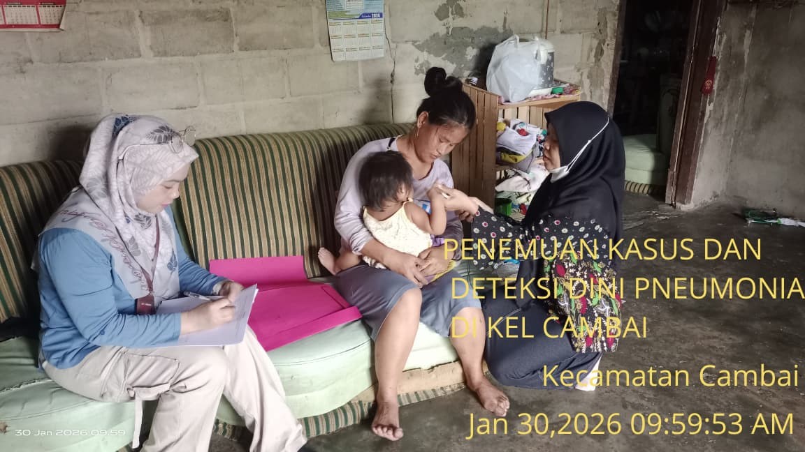 Kegiatan Penemuan Kasus dan Deteksi dini Pneumonia di Kel. Cambai