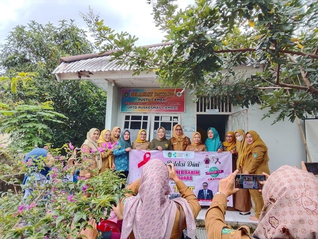 Kegiatan iva di pustu cambai senin 09 februari 2026