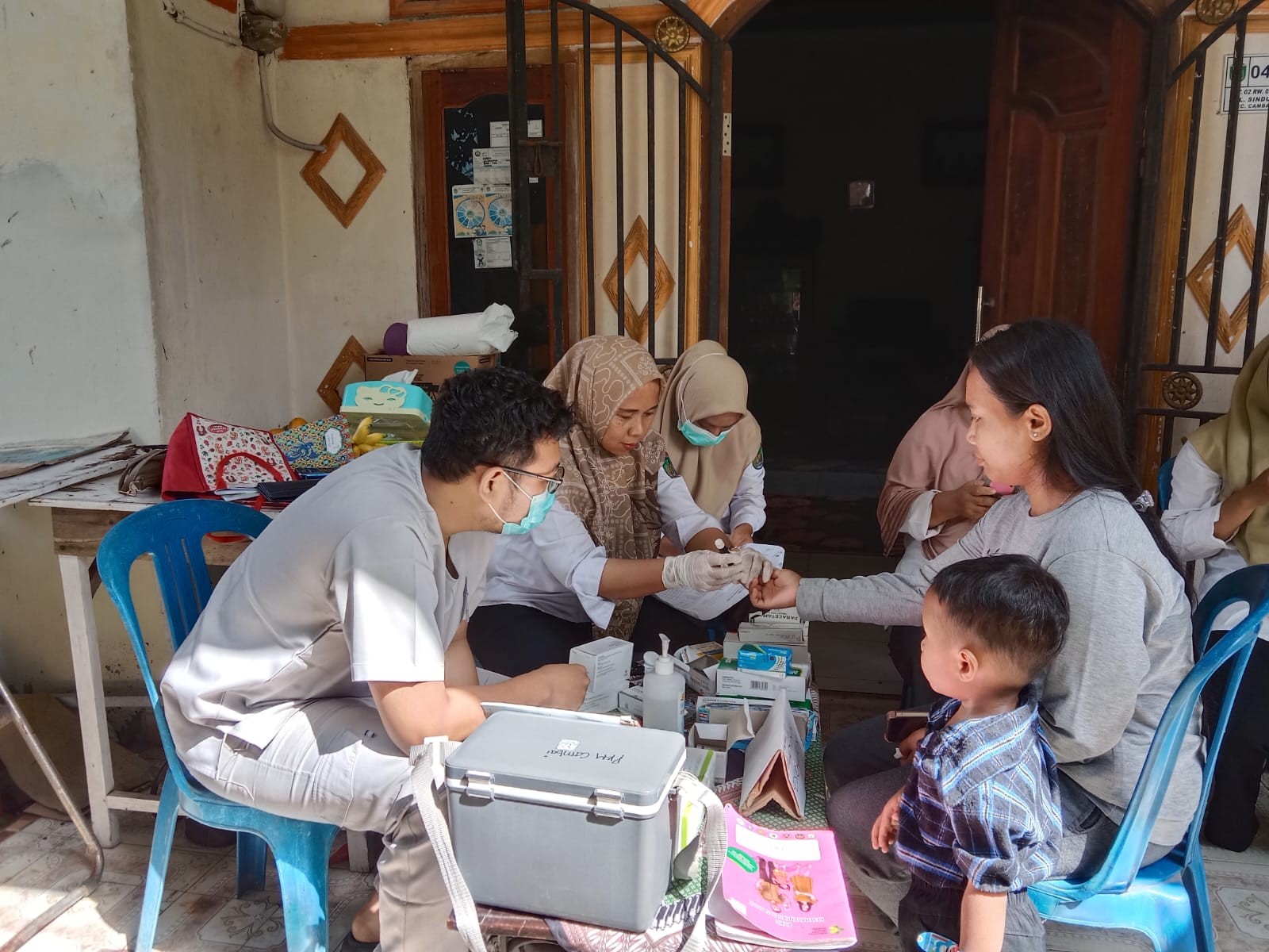 Deteksi Dini dan Cek Kesehatan Gratis Penyakit Tidak Menular di Posyandu ILP Kenari Kelurahan Sindur