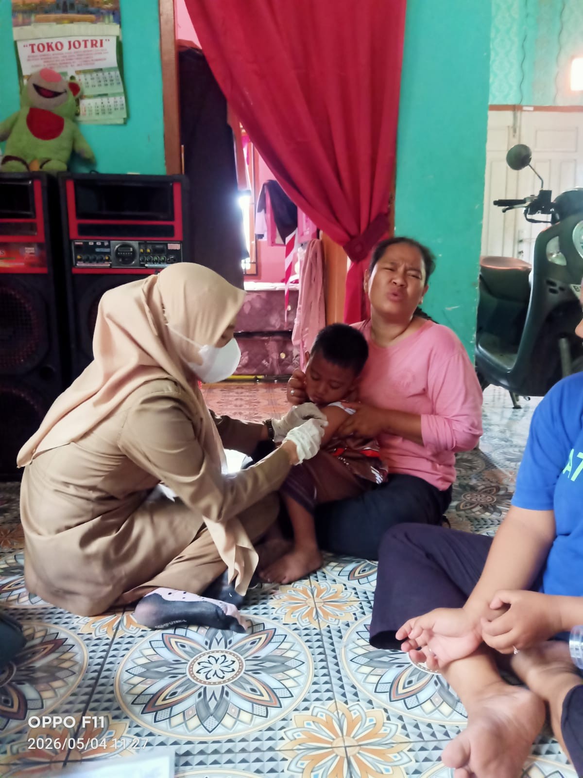 Kegiatan sweeping ORI campak di RW 1 Kel cambai