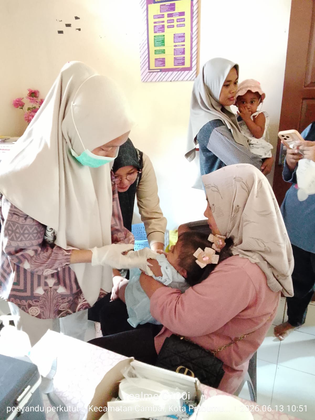 Kegiatan deteksi dini, cek kesehatan gratis (CKG) Penyakit Tidak Menular dan pelayanan imunisasi