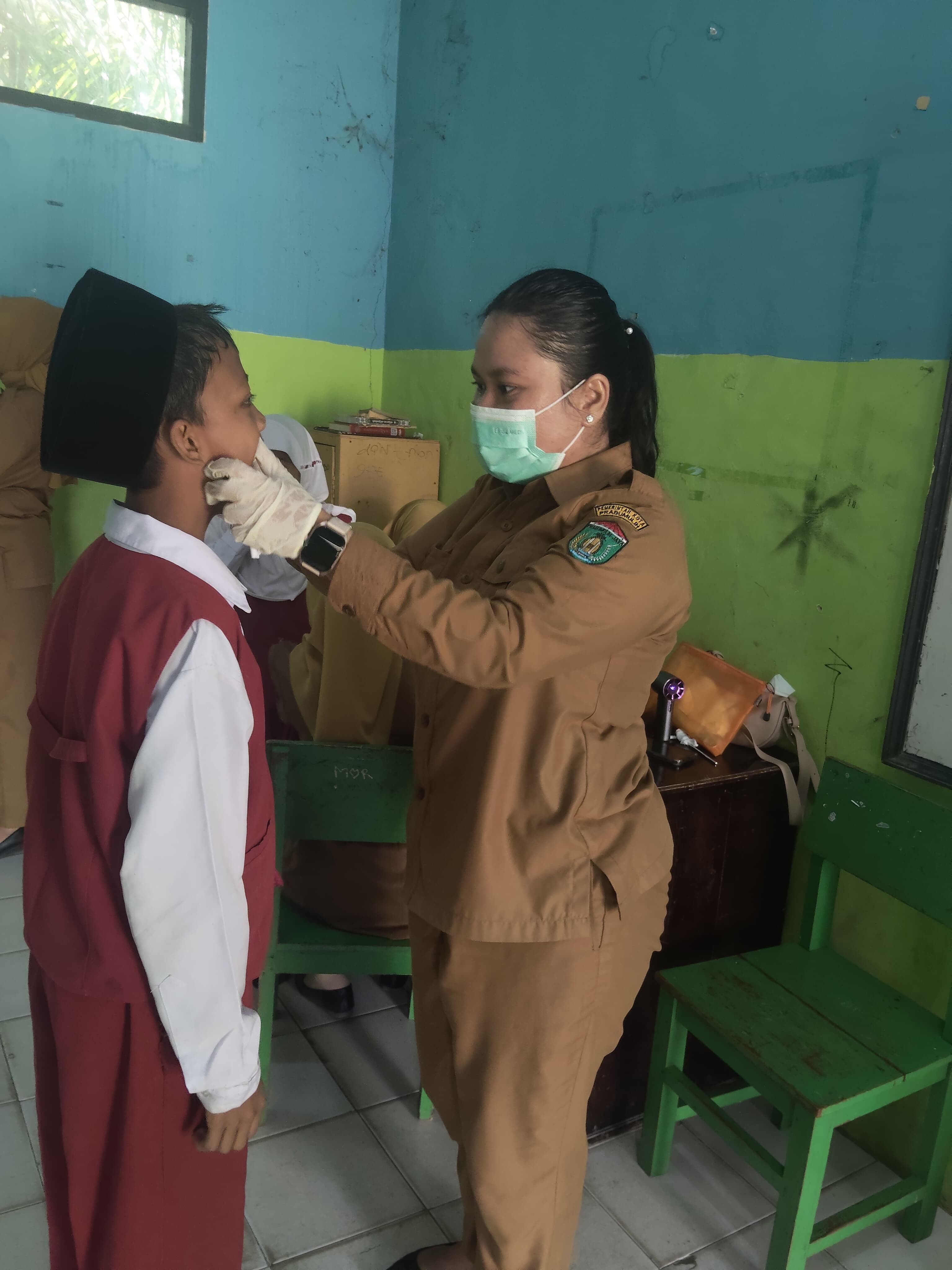 Kegiatan CKG sekolah MI DARUSSALAM